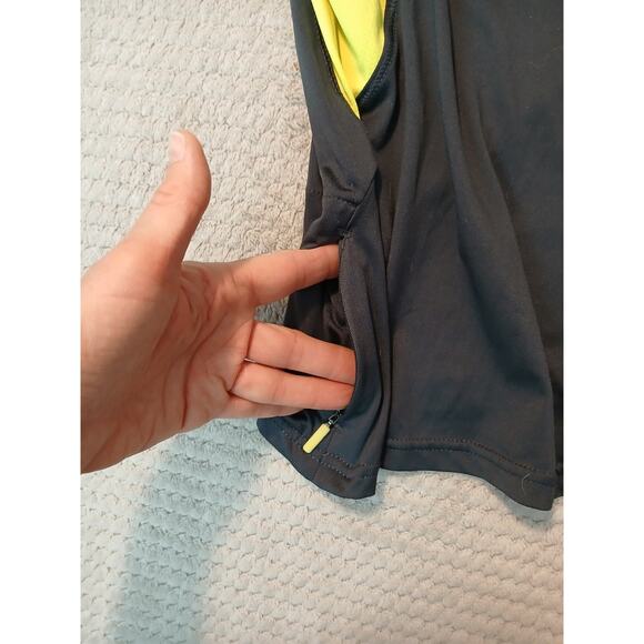 Russell Athletic Shirt XL Black Lime Short Sleeve Dri-Power Cool Force Biking - Picture 6 of 16